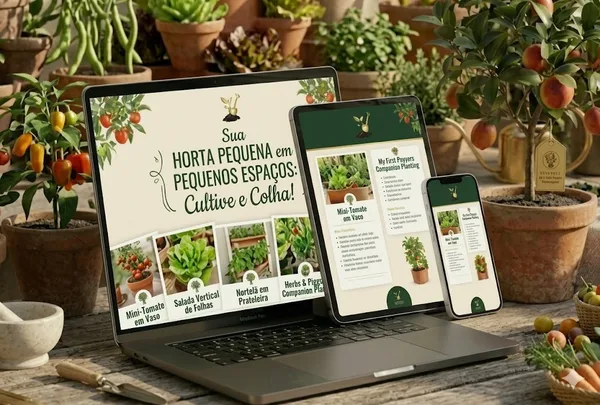 Horta Orgânica em Pequenos Espaços