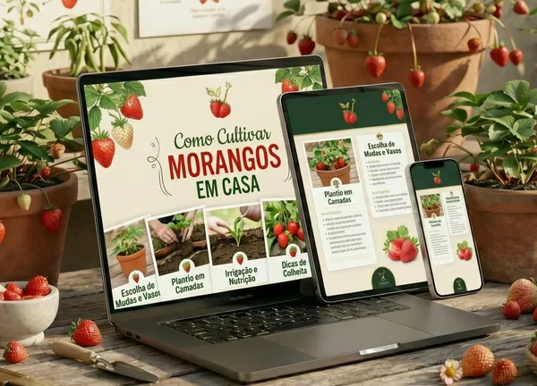 Como Cultivar Morangos em Casa