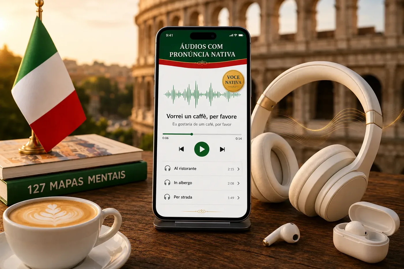 Áudios com Pronúncia Nativa
